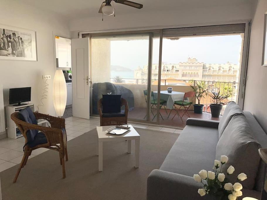 Hendaye Plage Charmant Studio 2Pers Avec Grande Terrasse Vue Mer Экстерьер фото